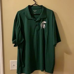 Michigan State University Spartan polo